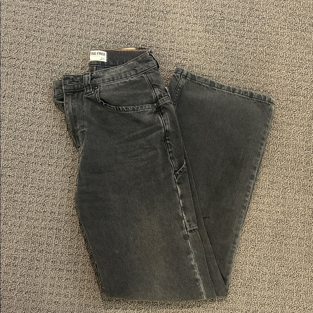We The Free Tinsley Baggy High-Rise Jeans - Women's Black Jeans